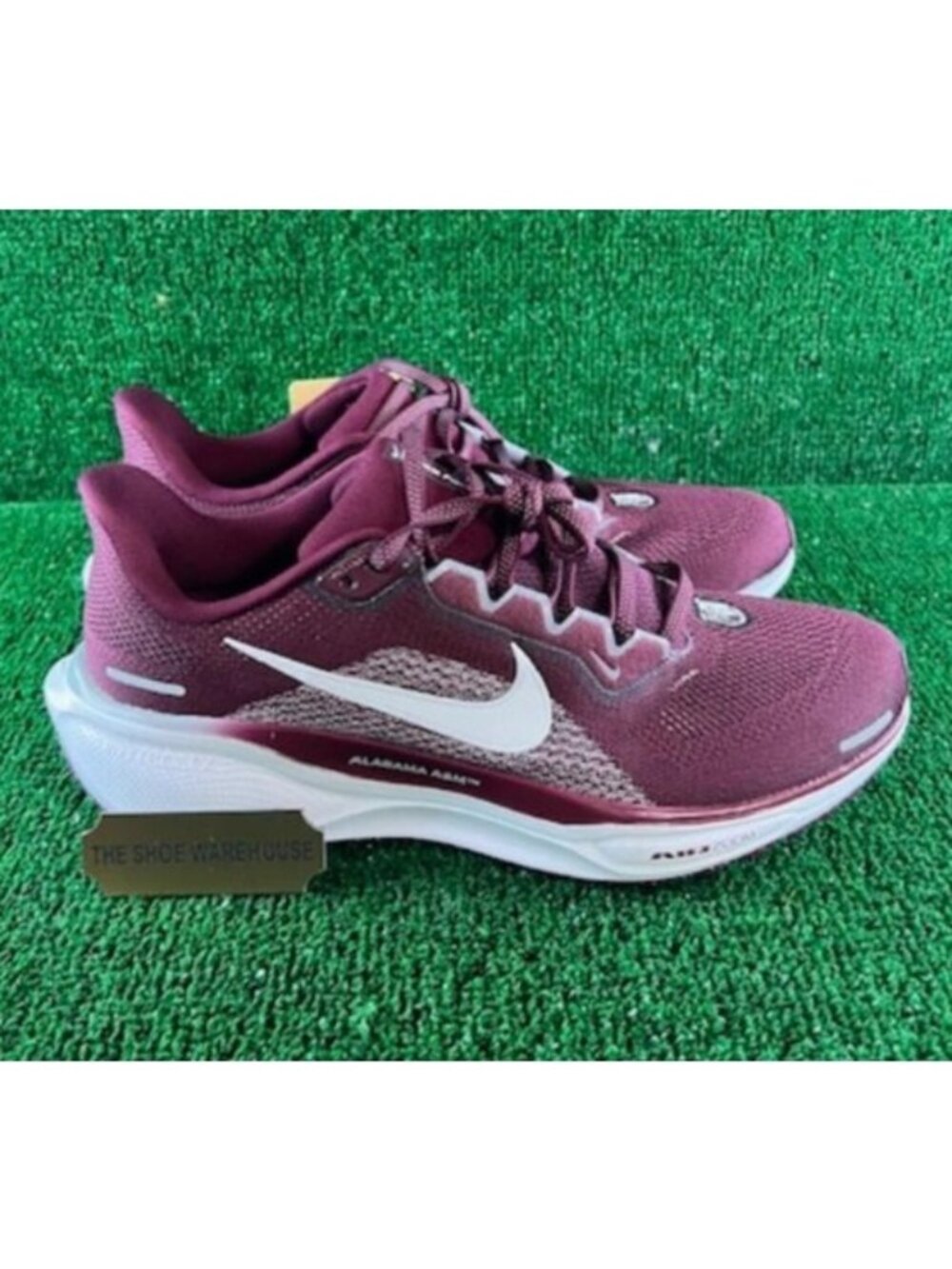 Men's Nike Pegasus 41 Alabama A&M Bulldogs Running Shoes Red FZ5101-600 Size 8